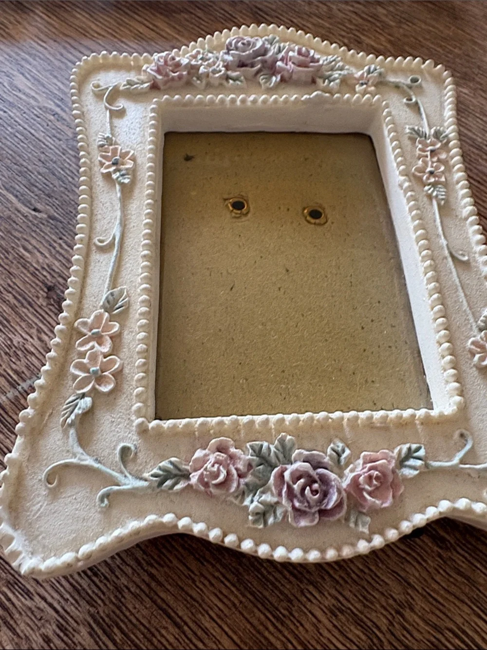 Vintage Gold and Cream Decorative Picture Frame Set